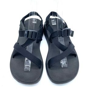 Chaco Women’s Mega Z Cloud Sandals Black Strappy Adjustable Size 9